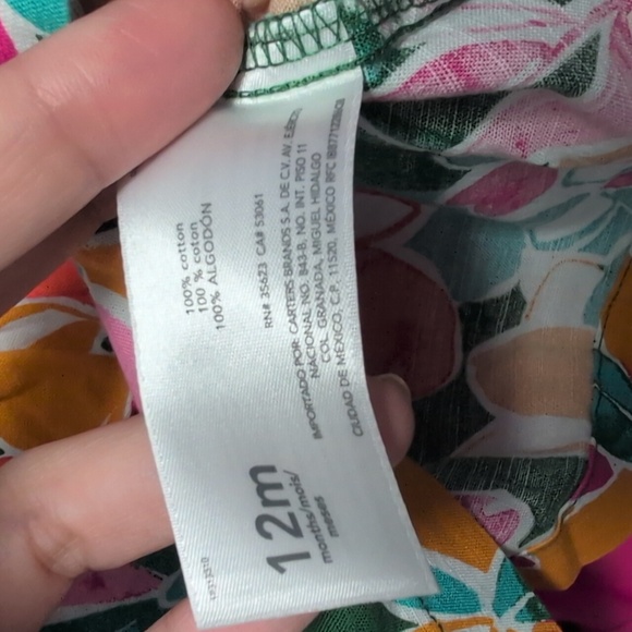 NWT Carter's baby girl size 12 months 2 piece set - Picture 4 of 4